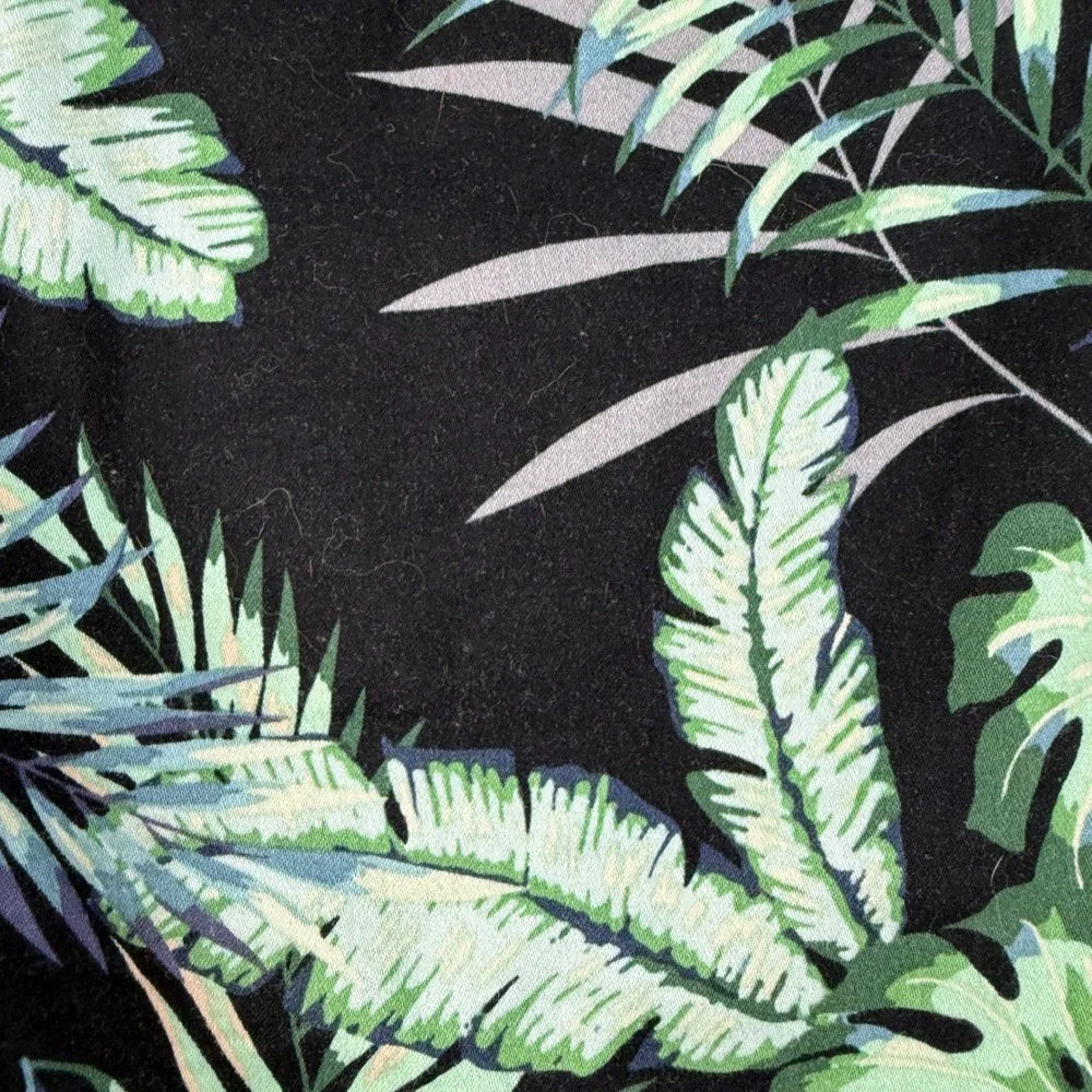 Cynthia Rowley Womens Tropical Leaf Print‎ Black Shorts Size 6 - Picture 5 of 11